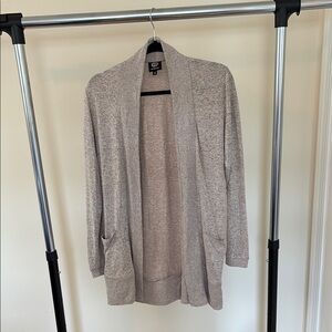 Bobeau Beige Cardigan Sweater